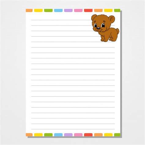 sheet template  notebook notepad  premium vector freepik