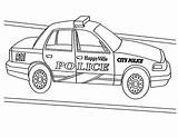 Police Coloring Pages Car Cars Color Print Kids Boys sketch template