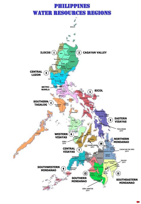philippines water resources regions powerpoint    id