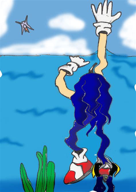 sonic drowning uh   cce  deviantart
