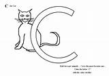Coloring Letter Pages Kids Printable Cat Sheets Clipart Alphabet Preschool Pdf Open Print  Library Popular Studyvillage Coloringhome Yawns sketch template