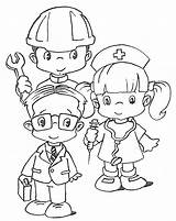 Labor Coloring Pages Kids Color Printable Preschool Familyholiday Costumes Fun Print These Having Many Careers Beside Learn Through Also Family sketch template
