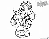 Bratz Coloring Pages Winter Babyz Clothes Doll Wear Printable Kids sketch template
