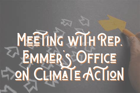 meet  rep tom emmers staff  federal climate action minnesota interfaith power light
