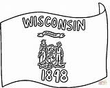 Wisconsin Flag Coloring State Pages 1848 Drawing Printable Utah Color Supercoloring Bird California Getcolorings Usa Getdrawings States Categories sketch template