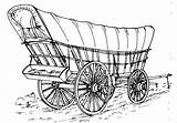 Horse Drawn Cart Sketch Carriage Vehicles Caravan Coloring Wagon Drawing Pages Model Gypsy Conestoga Scale Thompson John American Plans Large sketch template