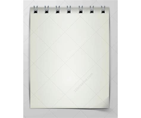 notepad template notebook paper psd spiral notebook paper block