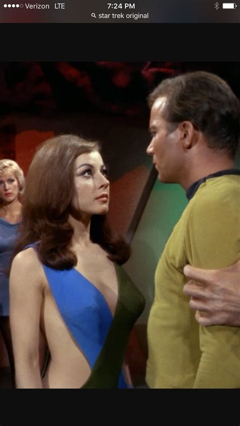 sherry jackson faces off with william shatner during the