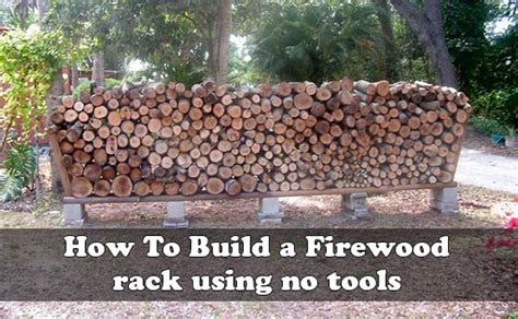 build  firewood rack   tools