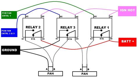 fan relay wiring diagram pcm