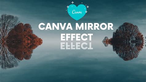 canva mirror effect    canva  create  mirror effect