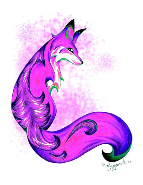 purple fox googlei otsing   illustration artwork fantasy illustration fox art