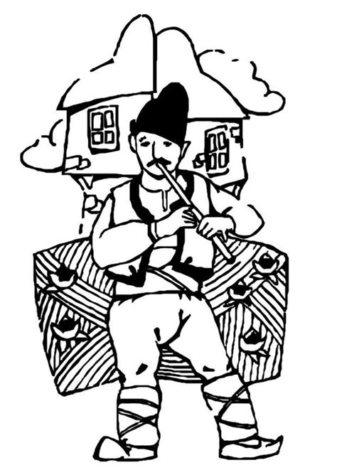 coloring page hungarian musician  printable coloring pages img