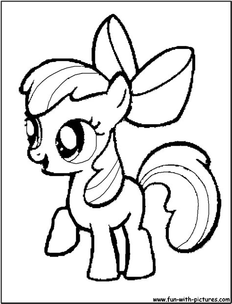 mylittlepony applebloom coloring page