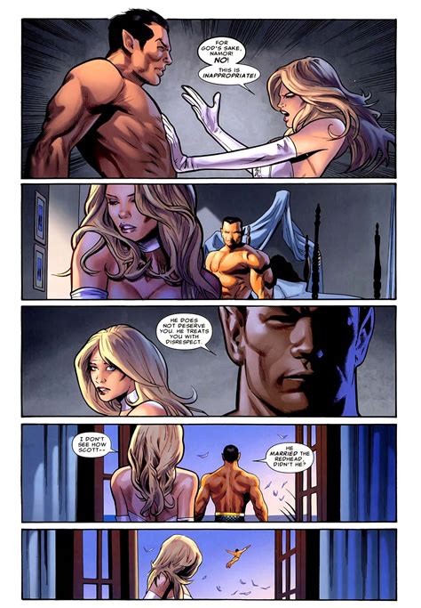 emma frost turns down namor comicnewbies