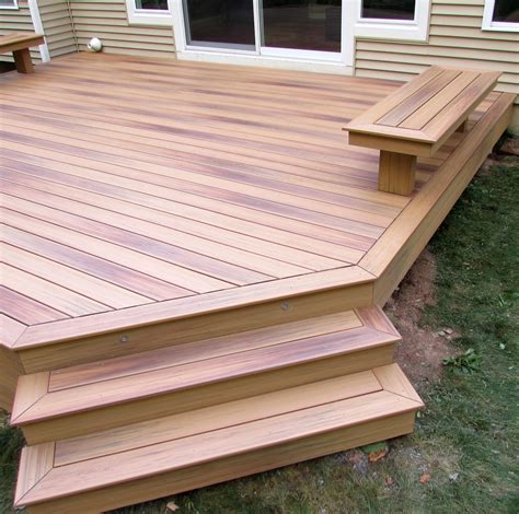 photo gallery composite decking  duralife small backyard decks deck designs backyard