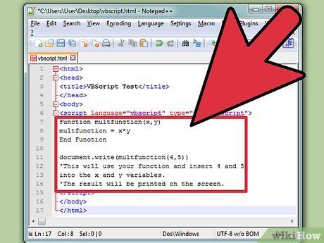 program  vbscript  steps  pictures wikihow