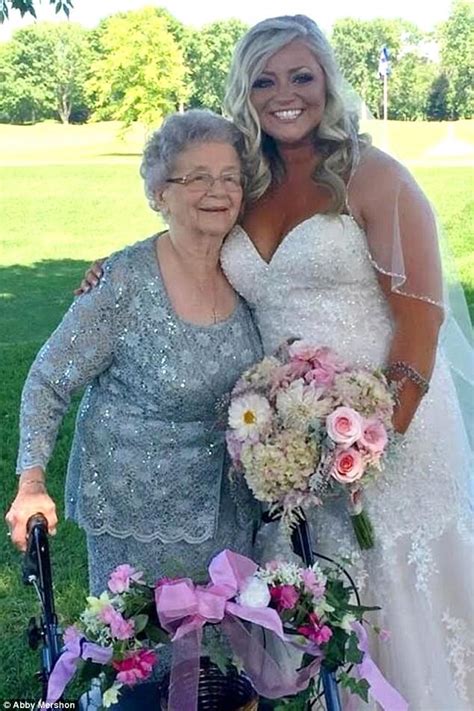 minnesota grandma steals show as flower girl at wedding daily mail online