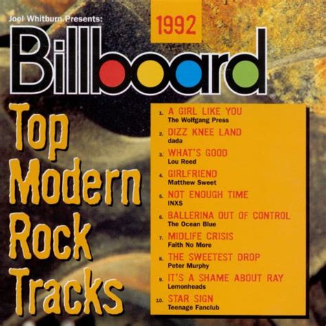 billboard top modern rock tracks 1992 various artists songs