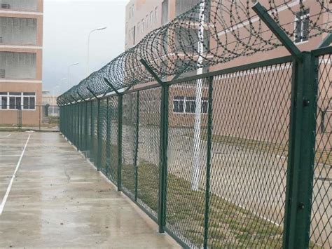 Prison Fence High Safety Fence Finished By Weave And Welding