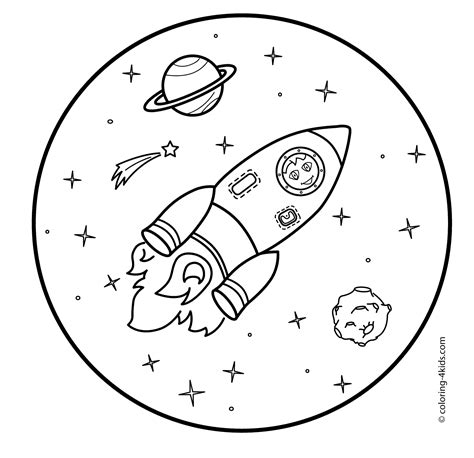 coloring pages space coloring pages