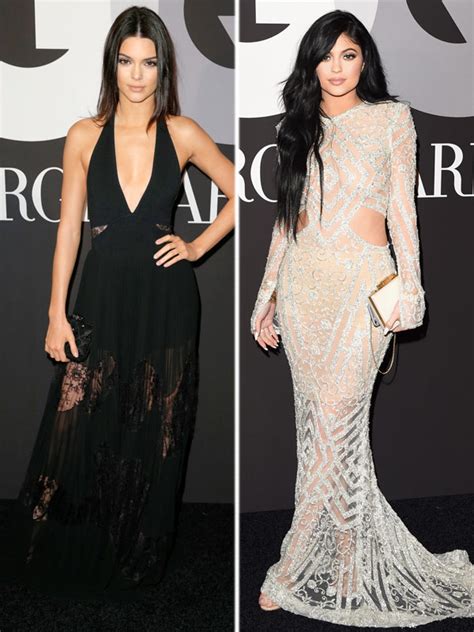 [pics] kendall and kylie jenner s grammys after party dress