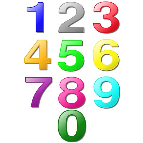 colorful numbers png svg clip art  web  clip art png