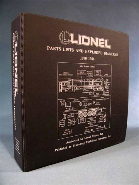 lionel parts list  exploded diagrams    supplements   laid  model train