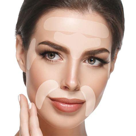 buy anti patches face forehead patches  smooth eye mouth  natural face lift tape