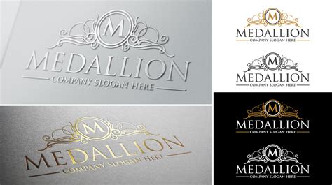 medallion logo template logos graphics