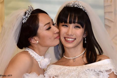 japan lesbian couple wed amid calls for same sex