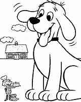 Pages Clifford Cowardly Courage Employ Coloringsun Getcolorings Worksheets sketch template