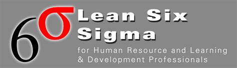 lean six sigma for hr and learning and development professionals sept