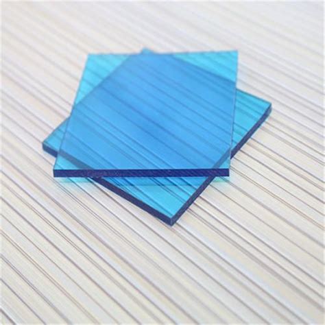 Blue Color Coated Solid Polycarbonate Roofing Sheet Rs 65 Square Feet