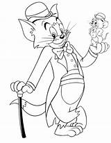 Tom Coloring Jerry Pages Printable Getdrawings sketch template