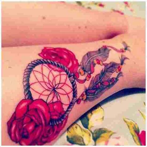 dream catcher tattoo with roses dream catcher tattoo design tattoo