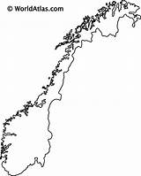 Outline Map Norway Worldatlas Europe Maps Print Countrys Webimage sketch template
