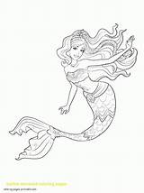 Tale Mermaids Merliah sketch template