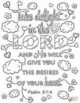 Coloring Lord Heart Pages He Will Delight Give Trust Verse Take Desires Bible Am Printable Afraid Psalm Sheets Supercoloring Adult sketch template