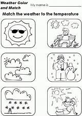 Worksheets Coloring Weather Printable Pages Worksheet Kindergarten Preschool Temperature Olds Year Seasons Matching Kids Coloringhome Rocks Draw Esl Match Popular sketch template