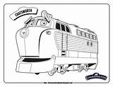 Chuggington Coloring Disney Chatsworth Sheets Train Pages Chug sketch template