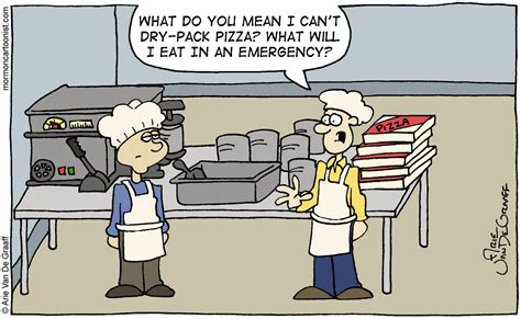 Ward Cartoonist If Only Food Storage Was This Good