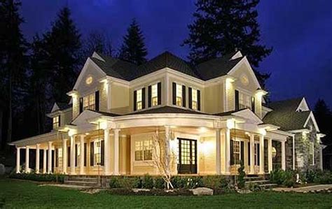 stunning farmhouse house plans ideas  wrap  porch