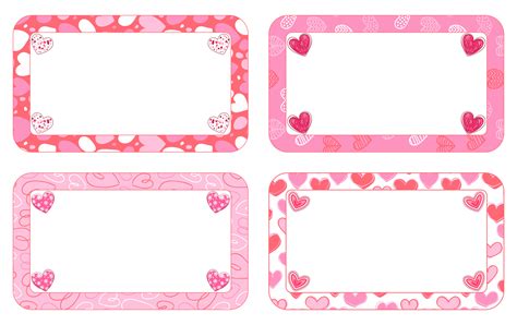 heart printable valentine labels     printablee