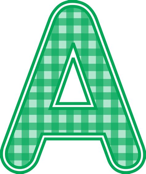 letter  green color clip art library
