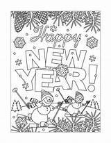 Coloring Pages January Year Printable Kids Happy Fun Printables 30seconds Sheets Snow Man Welcome Adults Goals Family Help 2021 Mom sketch template