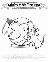 Reflection Coloring Mousie Ornament Tuesday Big 1000px 07kb Dulemba sketch template