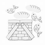 Loaves Fishes Loaf Orientaltrading Ouvrir sketch template