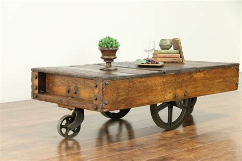 trolley cart coffee table admir rolling sofa side snack table wood