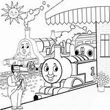 Coloring Thomas Friends Pages Preschool Printables Print sketch template